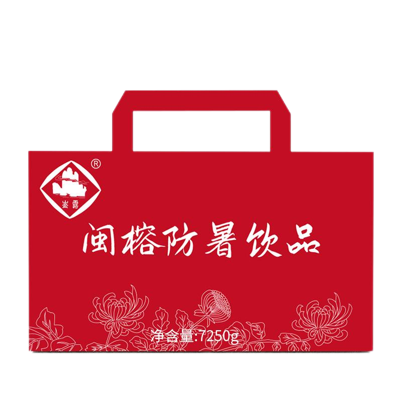 崟露桶装菊花桶装茶叶瓶装苏打气泡水礼盒五7250克盒