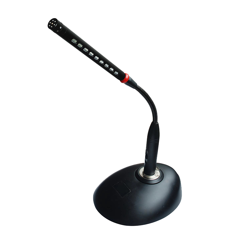 润普国产化有线电容会议麦克风桌面鹅颈麦心形指向工程演讲演出舞台主持话筒双芯卡农麦克风RP-YX806A