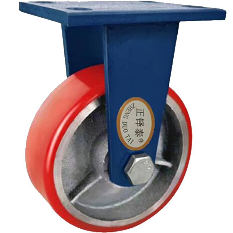 正铎泰 聚氨酯 重型铁芯轮 定向轮10寸250mm /个