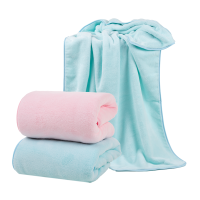 非草非木 吸水浴巾劳保福利细纤维浴巾柔软不掉毛 雪绒浴巾70*140cm FM-3017(条)