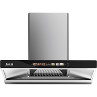 志高(CHIGO)顶吸式油烟机家用厨房大吸力T型抽烟机自动清洗吸油机_顶配款⑨⓪宽自行安装