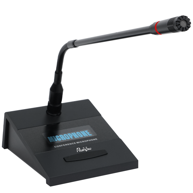 润普Runpu RP-YS6680 国产化手拉手系统 专业有线麦克风超心形指向工程会议话筒长杆鹅颈麦一拖五