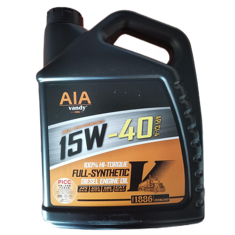 AIA 增压全合成柴油发动机油 CI-4 15W/40 4L/桶