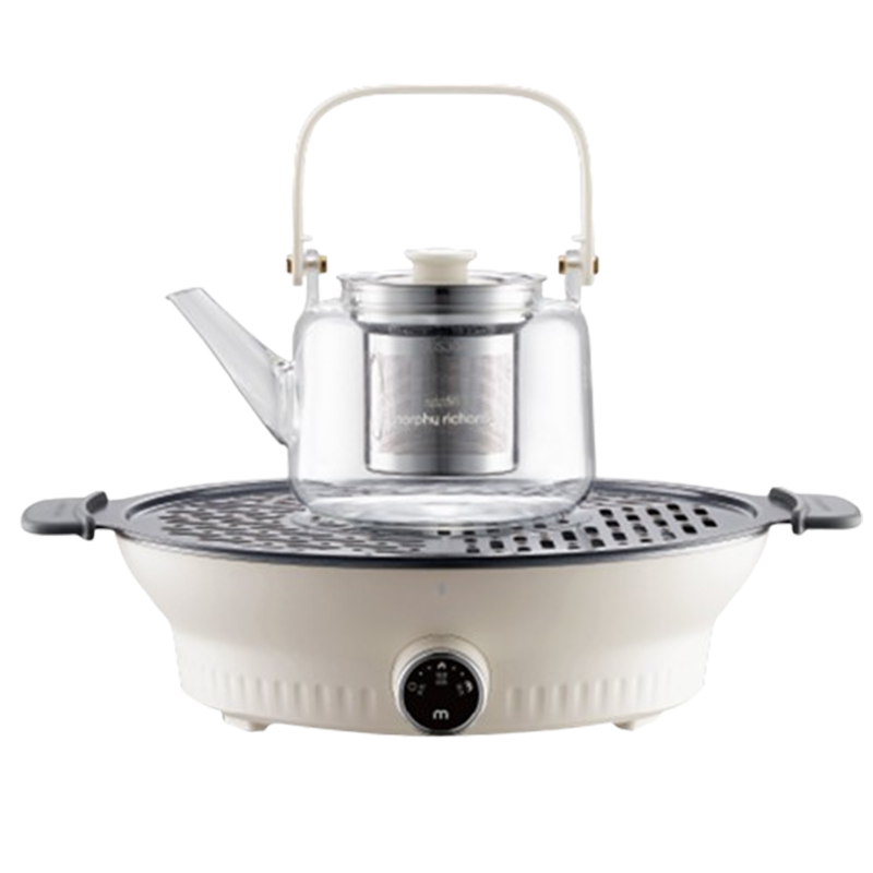 摩飞煮茶器650ml围炉煮茶器煮茶炉一炉一壶白色MR6083