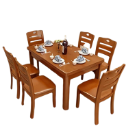 印华(YINHUA) 餐桌椅 (组) (1200*700*750,6椅)