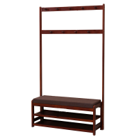 鹍翔实木鞋柜衣帽架YMJ-100/个