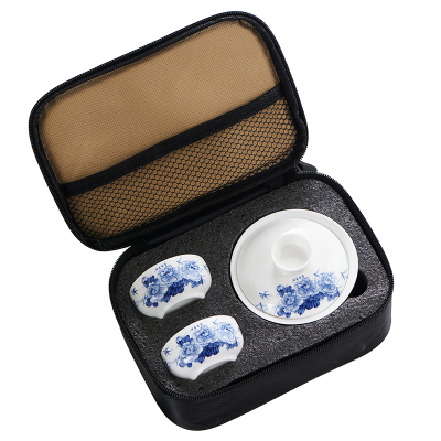 北国风光 骨瓷旅行茶具 富贵吉祥TS-0118 套