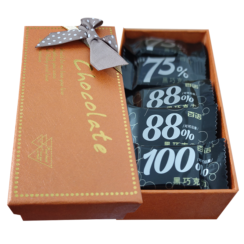 百诺黑巧百诺黑巧克力53%75%88%散装混合礼盒装送礼零食