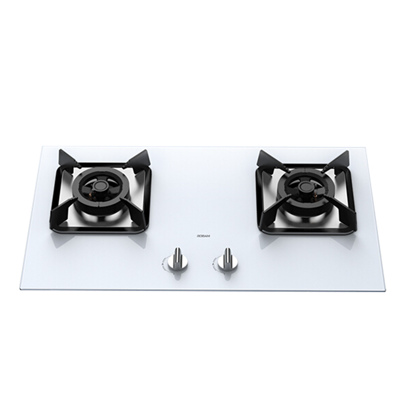 [白色新品]老板嵌入式台嵌俩用 单灶具燃气灶煤气灶具 4.5kW大火力 钢化玻璃 32B8A 液化气