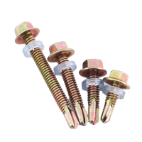 盛京联硕 外六角钻尾螺钉自攻钉 国标M5.5*38[100支]包