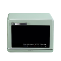 老板(Robam)[星辰系列]35L蒸烤炸一体机上下独立控温 珐琅搪瓷内胆 强力蒸小厨房家用台式柠檬青CT072A