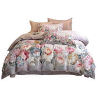 华夏盛锦“花海”数码全棉四件套-HXSJ-JH855