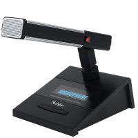 润普Runpu 国产化手拉手系统 RP-YS6680(1+16)有线麦克风超心形指向会议话筒方杆鹅颈麦一拖十六