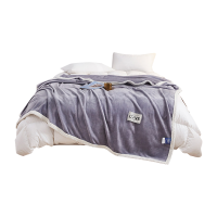 弗切尔珀榕 多功能纯色牛奶绒毯