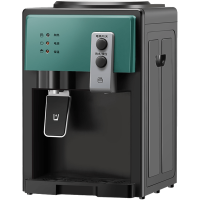 饮水机台式小型制热冷热冰温热家用宿舍智能办公室学生_绿色推杯取水前置开关_温热