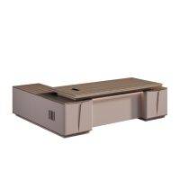 合祥源 QB-02 单人班台桌 2400*1980*750mm 单位:张