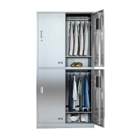 佰艺鸣德 不锈钢更衣柜 四门台