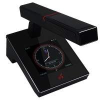 润普Runpu RP-YS6868国产化手拉手系统 专业有线麦克风超心形指向支持视像跟踪方杆会议话筒一拖五