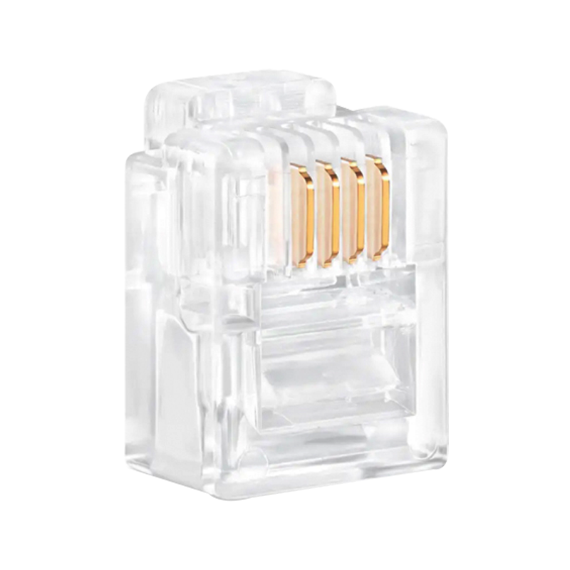 JSBTIF超五类水晶头100颗RJ45/袋