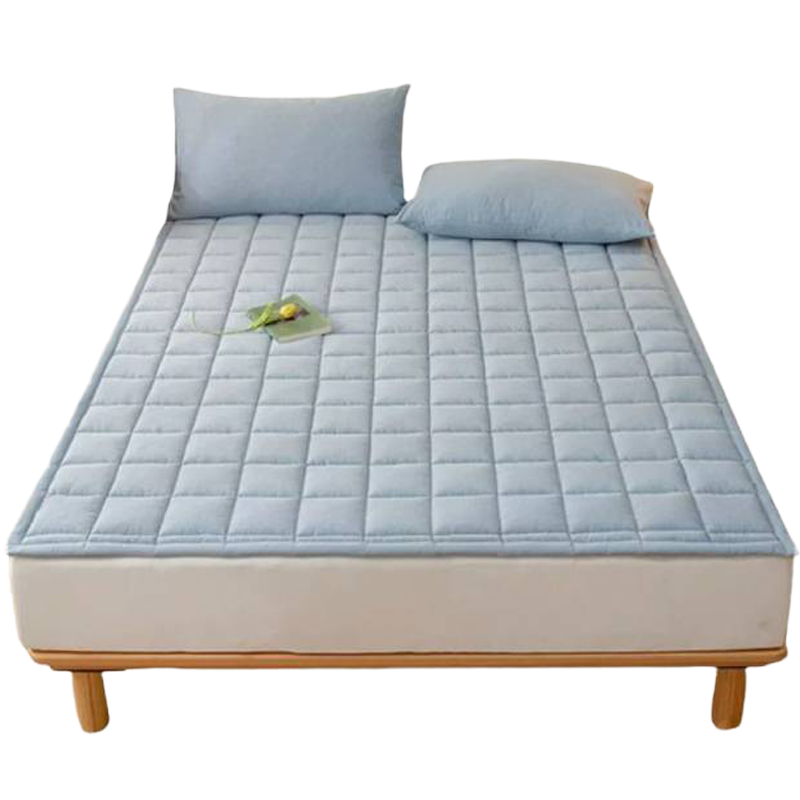 欧梦澜 纯棉水洗棉棉花褥子4斤 90*200cm 条