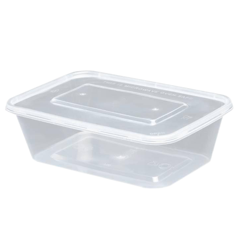 信森洛 一次性长餐盒打包盒 1000ml 1 个