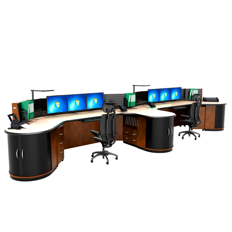 FURUITIERUITONG富瑞力达 弧形办公桌操作台控制台工作台操控台监控台 XKZ-1-h