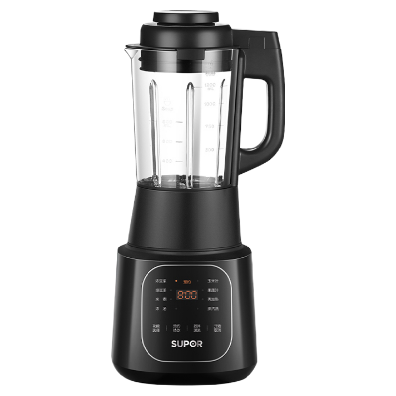 苏泊尔(SUPOR)破壁料理机SP67S智能预约家料理用破壁机1.2升榨汁机豆浆机辅食机果汁机加热搅拌研磨多功能线下同款