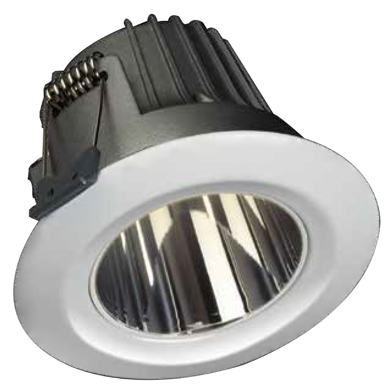 松下筒灯深杯防眩led天花灯9W客厅洞灯卧室办公室嵌入式走廊筒灯白色反射黑杯镜面开孔75别墅无主照明灯HG94357D