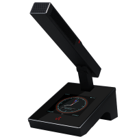 润普/Runpu RP-YS6868C国产化手拉手系统专业有线手拉手麦克风超心形指向会议话筒方杆款主席单元