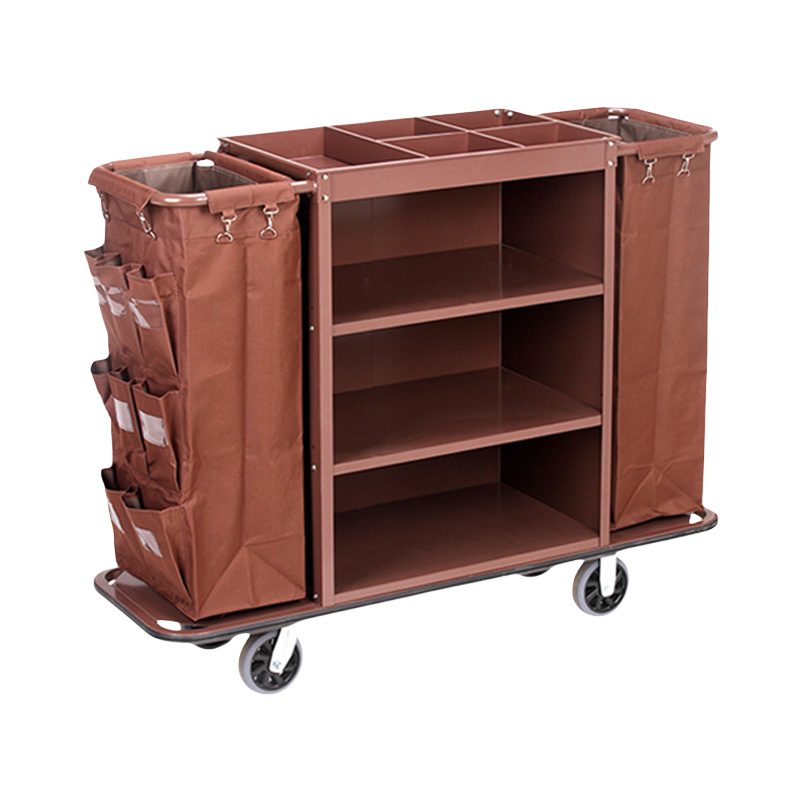 海亚森A款布草车加厚长短布袋5寸静音轮(计价单位:辆)棕色