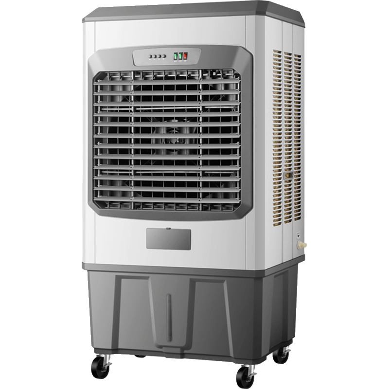 奥克斯工业冷风机大型蒸发式加水制冷风扇加冰家用商用空调扇工厂_1.25米机械款家用商用