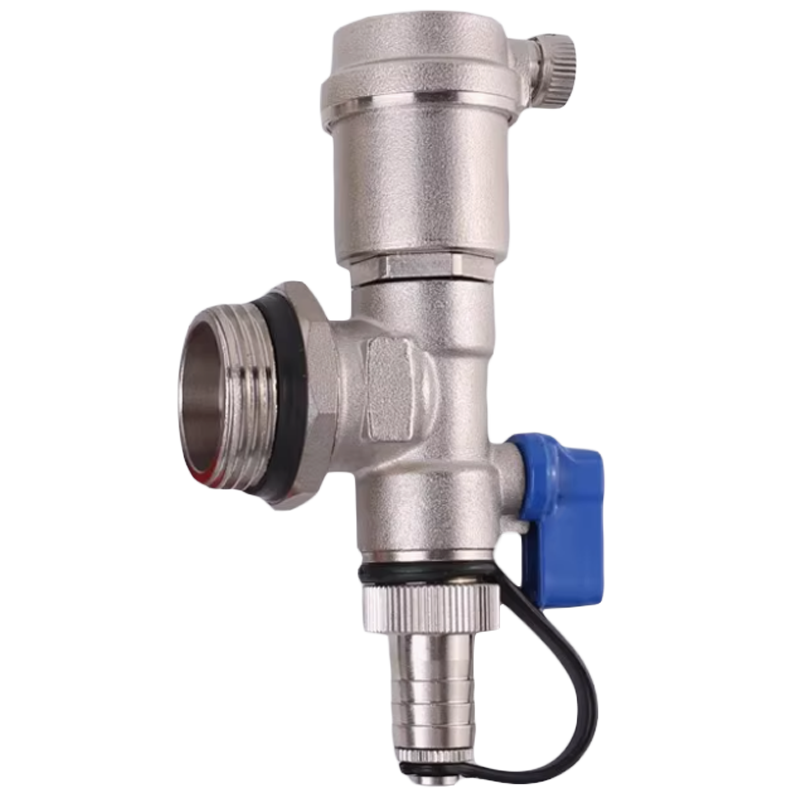 云型巨 地暖分水器暖气片放水阀门 地热分水器放水阀排水排气排污阀门 1寸 单位:个