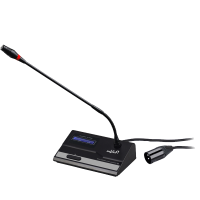 润普Runpu RP-GYX2430S 国产化有线专业电容麦克风桌面式鹅颈麦话筒 卡侬接口可连调音台会议终端