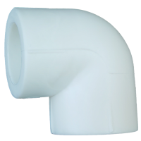 云型巨 PPR弯头90° PPR管配件 塑料管配件 90mm 单位:个