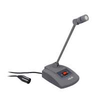 润普Runpu RP-GYX2435S国产化有线专业电容麦克风桌面式鹅颈麦话筒 卡侬接口可连调音台会议终端