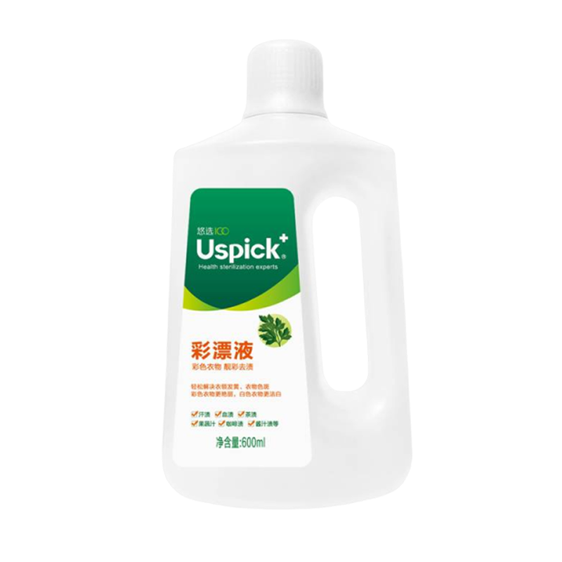 Uspick+悠选彩漂液600ml 护色增艳漂白液白衣去黄