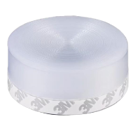 盛京联硕 硅胶门窗密封条防风防尘自粘密封胶条 25mm*5米[透明色]卷