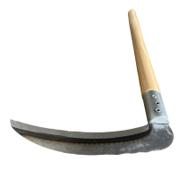 DERKAHE 割草镰刀 总长56cm 刃长21.5cm 刃宽3.8cm 把