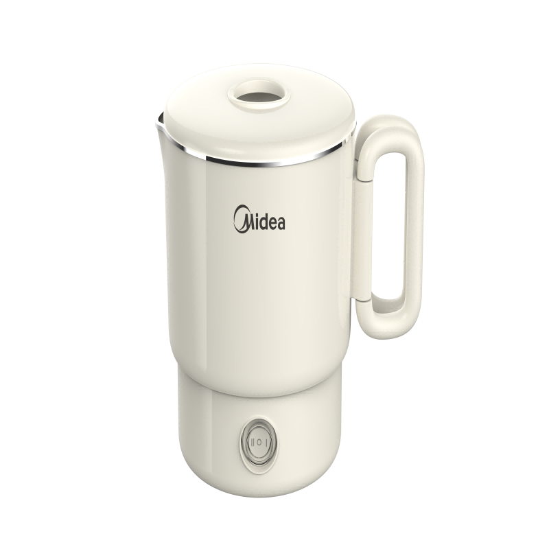 美的电水壶便携式0.7升折叠烧水杯电热水壶电煮锅旅行出差学生泡面杯小容量一体无缝内胆MK-SH07S104