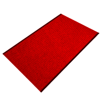 云型巨 条纹地毯 大面积铺满可裁剪入户门地垫地毯防滑进门门垫脚垫 大红色0.9m*15m 单位:卷