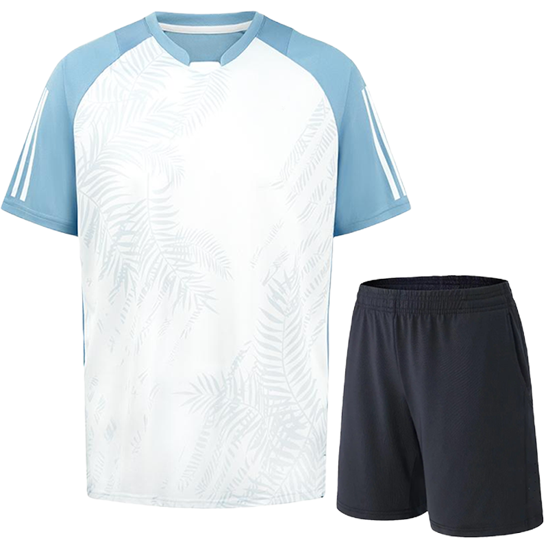 虔羽羽毛球比赛训练速干透羽毛球服X03 套