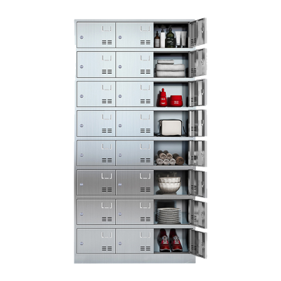 佰艺鸣德 不锈钢更衣柜 二十四门台