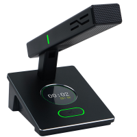 润普Runpu RP-YS6660D 国产化手拉手系统专业有线手拉手麦克风 工程会议话筒鹅颈桌面方杆款代表单元