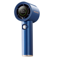 摩飞手持电风扇便携式智能变频长续航小风扇轻奢蓝MR3600