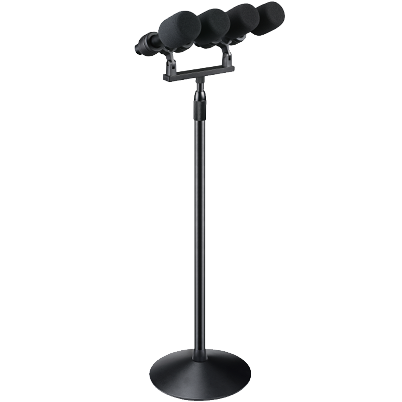 润普RP-YXD866国产化专业有线电容麦克风话筒 立杆式四头会议话筒高端政府会议演讲话筒主持麦克风