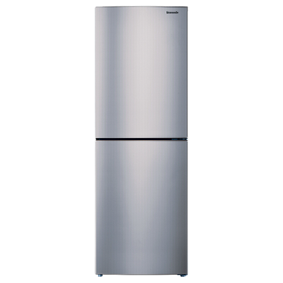 松下(Panasonic)NR-EB24WSP-S 240升风冷无霜银离子除菌家用两门冰箱 典雅银