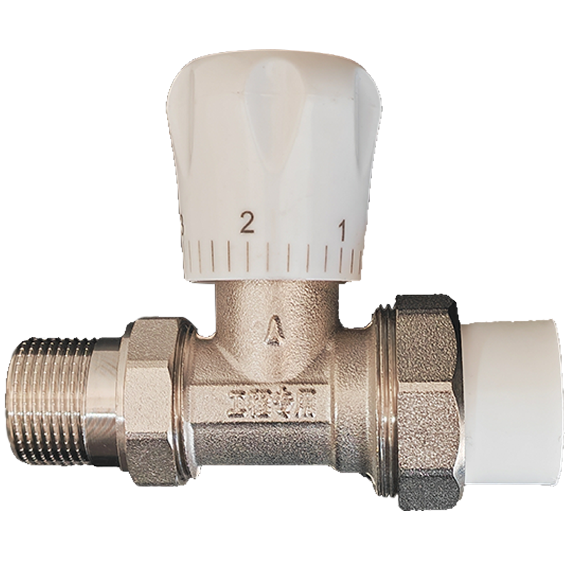 云型巨 直式温控阀 家用暖气片散热器配件 PPR32*1寸 单位:个