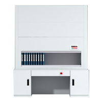 奈高智能回转档案柜电动回转文件柜自动选层财务凭证柜(十五寸智能屏) 定位到本+到层(智能灯光定位) 1.2mm