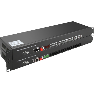 华科亿通 16路电话+1路网络光端机 HKET-16P1E