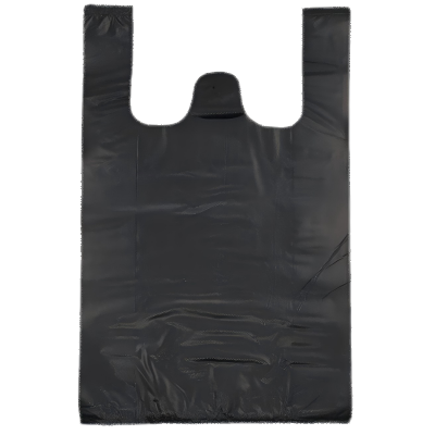 忻享 加厚黑色背心式塑料垃圾袋32*52cm 100个/包